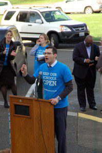 Senator Joe Fain (R-47) shows his support for public charter schools