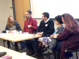 Senator Joe Fain (center) is joined by parents and students from Excel and Rainier Prep charter schools for a roundtable on how charter schools have impacted their lives