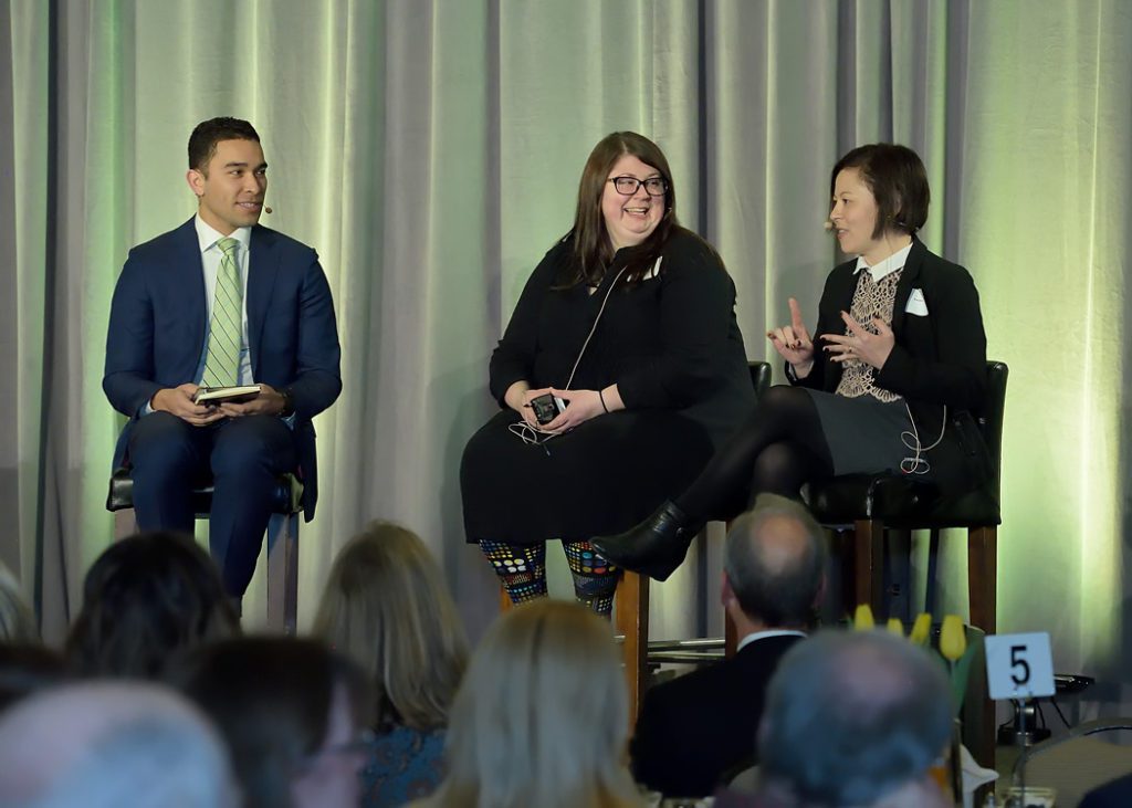 League of Education Voters 2017 Annual Breakfast - Daniel Zavala, Elizabeth Loftus and Kendra Yamamoto