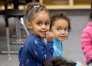 Preschool students at South Shore PreK-8 - League of Education Voters