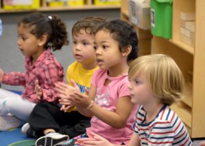 Preschool students at South Shore PreK-8 - League of Education Voters